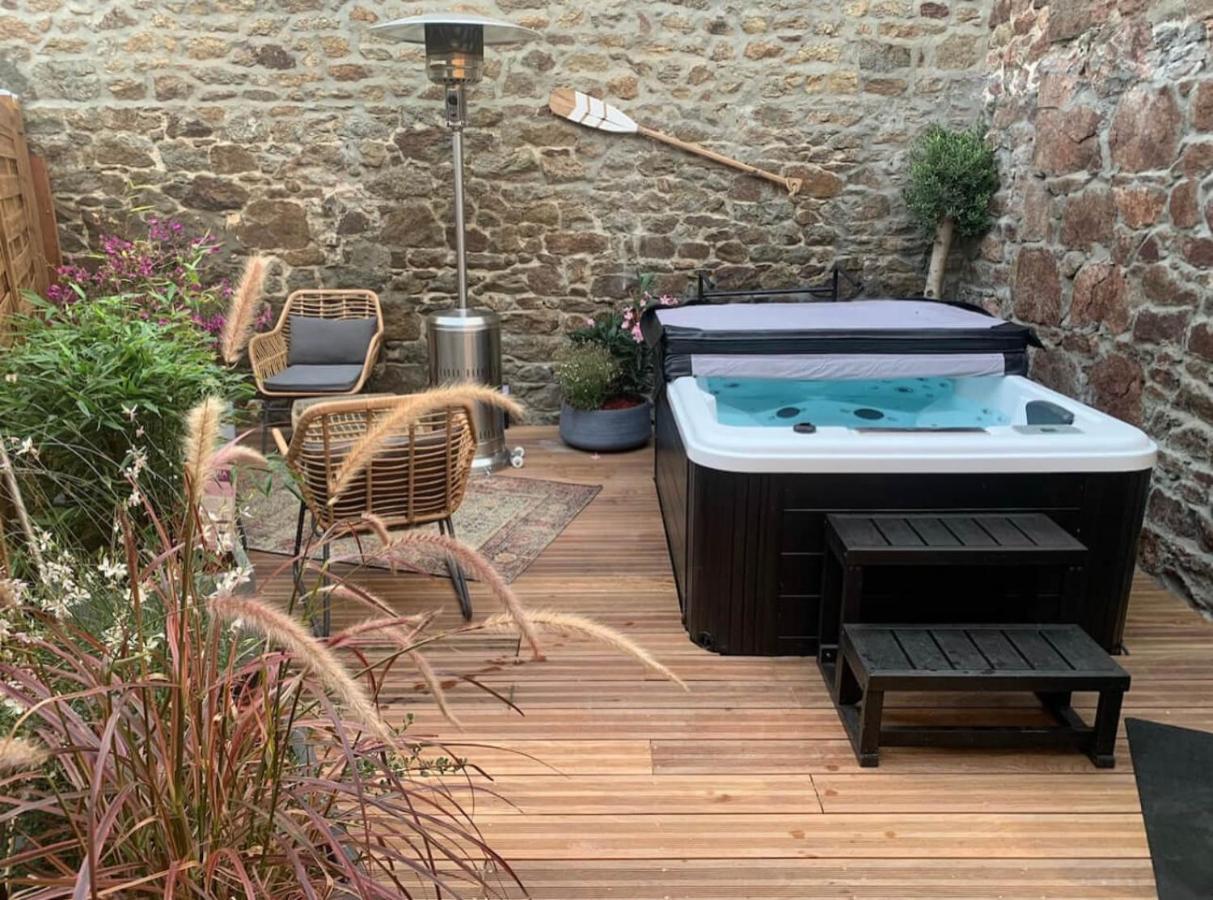 Saint Malo - Jolie Maison Avec Jacuzzi 150M Gare Extérieur photo